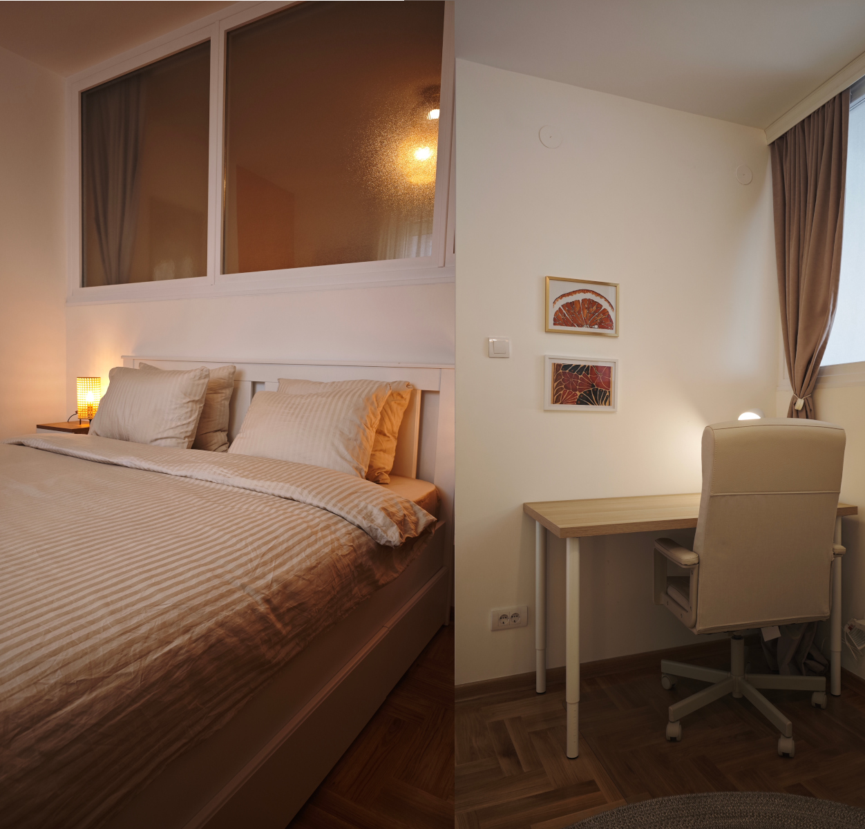 Bedroom and Study room Bedroom and Study room